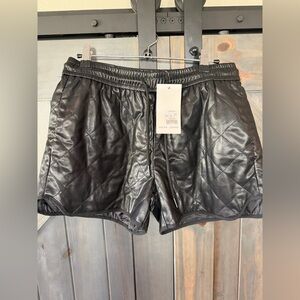 Lula Blu gorgeous faux leather fall shorts. NWT